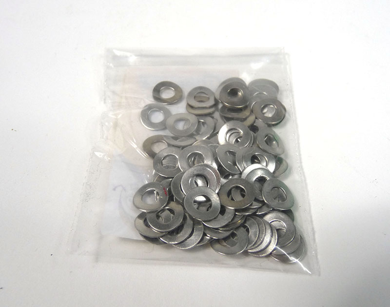Universal Washer wavy 4mm, stainless steel, Bag of 100