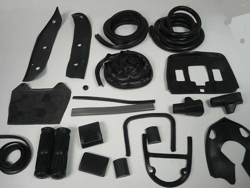 Lambretta Rubber bodywork kit, Black, Li, Sx, Tv