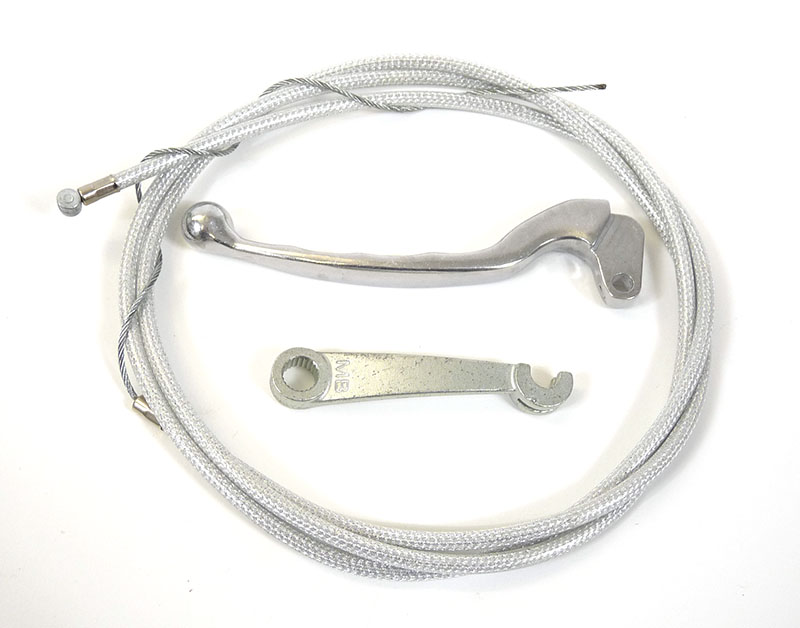 Lambretta Race-Tour Headset (handlebar) clutch upgrade kit with zinc engine lever, MB