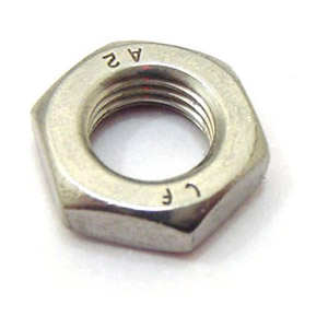 Lambretta Nut 12x1.5mm half lock, hub spindle, stainless steel