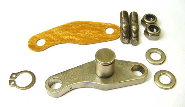 Lambretta Gear linkage swivel pivot base, stainless steel, MB