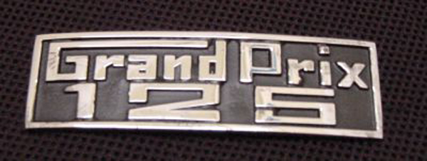 Lambretta Legshield badge Grand Prix Gp125, Italian type